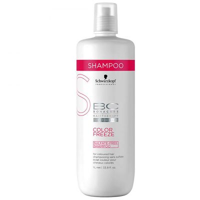 Sulfate free Color Freeze 4,5 pH Schwarzkopf Bonacure (250, 500 and 1000ml)