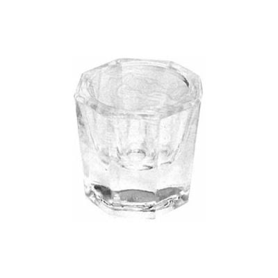 Glass cup for gel