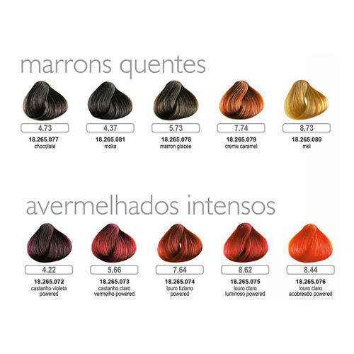 Coloração permanente Kaycolor 100ml (103 cores)