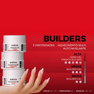 Andreia low viscosity 3 in 1 building gel (Various colors and sizes)