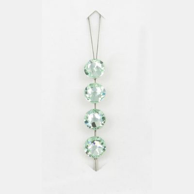 Hair Crystals by Jwelu com cristais Swarovski® grandes (Várias cores)