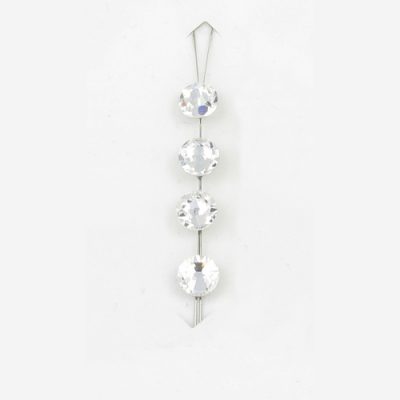 Hair Crystals by Jwelu com cristais Swarovski® grandes (Várias cores)