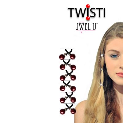 Twisti by Jwelu Pearl com brilho (Várias cores)