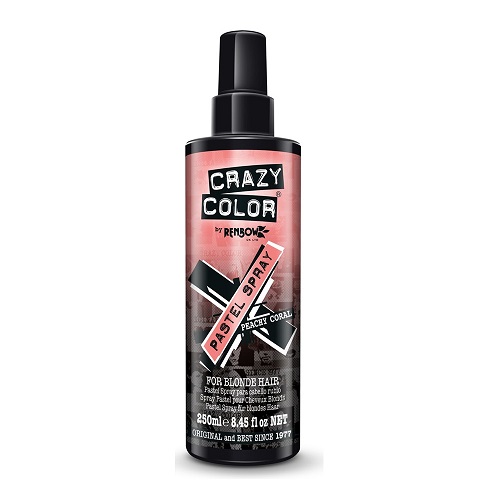Coloração direta em spray não permanente CrazyColor (4 cores)