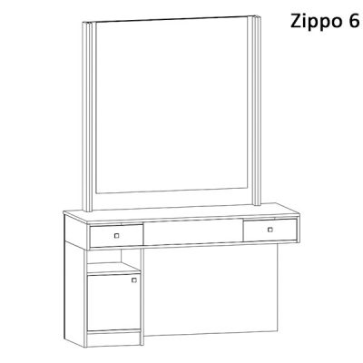 Bancada de barbeiro modular AGV Zippo (Várias opções)