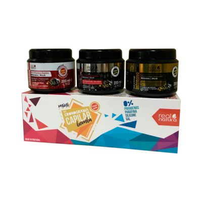 Mini Kit Capillary Chronogram Real Natura 3 masks 200ml