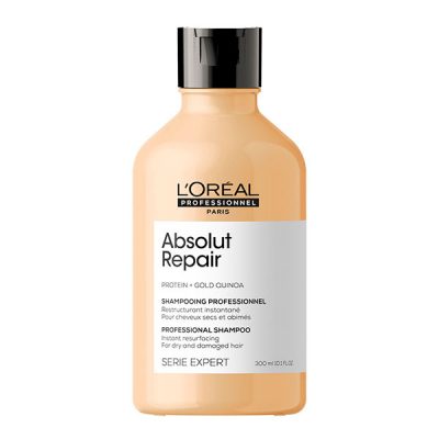 Shampoo Absolut Repair Gold Serie Expert L'Oréal Professionnel (300, 500 and 1500ml)