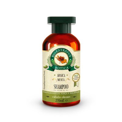 Shampoo Oleosos Bio Extratus Botica Arnica e Menta
