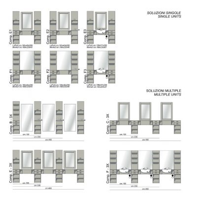 Ceriotti Academy modular barber workstation