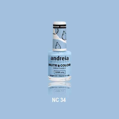 Protective Polish Andreia Nutri Color 10.5ml (38 colors)