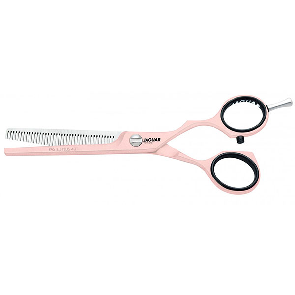 Thinning Scissors aguar White Line Pastell Plus Offset Rose 5,5''