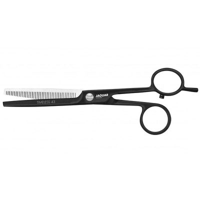 Thinning Scissors Jaguar White Line Timeless Black 43 teeth 6''