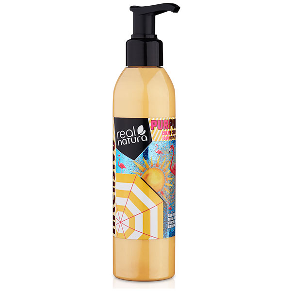 Glitter body cream Real Natura Pro-Beach & Pool 200ml