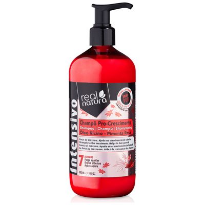 Shampoo Real Natura Pro-Crescimento Óleo de Rícino 500ml