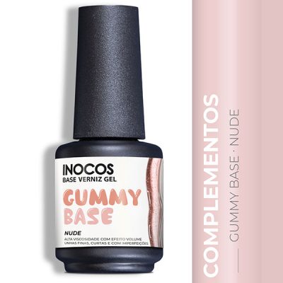 Gummy Base Inocos Verniz Gel 15ml (3 cores)