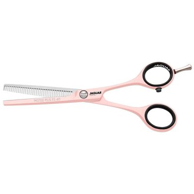 Thinning scissors Jaguar White Line Pastell Plus ES Rosé 40 teeth 5,5"