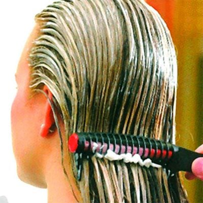 Comb for applying coloring or treatments Roll-ka Hercules Sägemann
