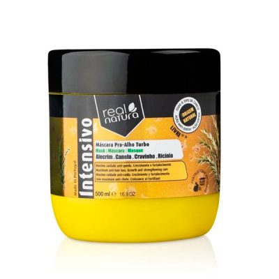 Máscara anti-queda Real Natura Pro-Alho Turbo 500ml
