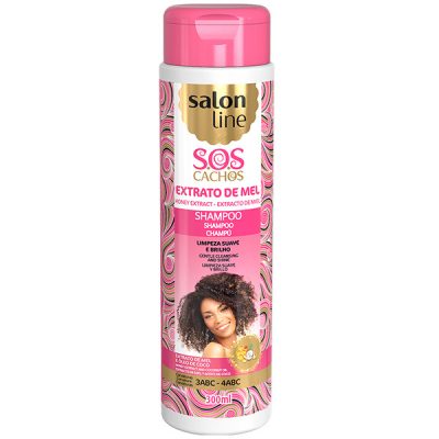 Shampoo SOS Cachos intenso Mel Salon Line 300ml