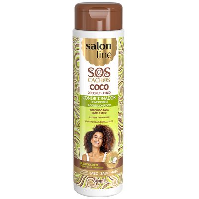 Condicionador Tratamento Profundo SOS Cachos Coco Salon Line 300ml