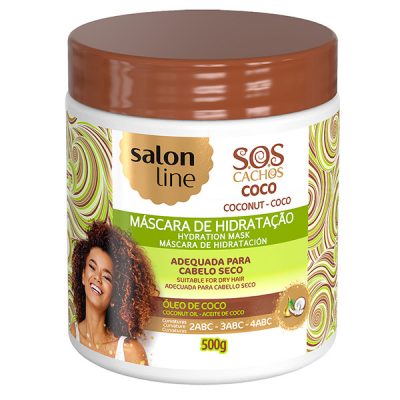 Máscara tratamento Profundo SOS Cachos Coco Salon Line 500ml