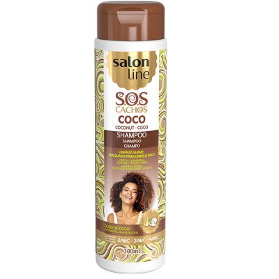 Shampoo Tratamento Profundo SOS Cachos Coco Salon Line 300ml