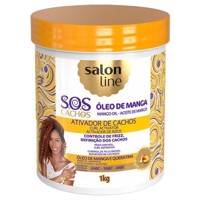 Ativador de cachos SOS Cachos Óleo de manga Salon Line 1000ml