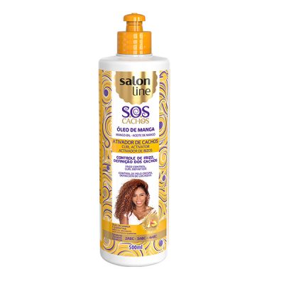 Ativador de cachos SOS Cachos Óleo de manga Salon Line 500ml