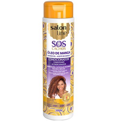Condicionador SOS Cachos Óleo de manga Salon Line 300ml