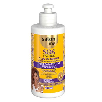 Creme de pentear SOS Cachos Óleo de manga Salon Line 300ml