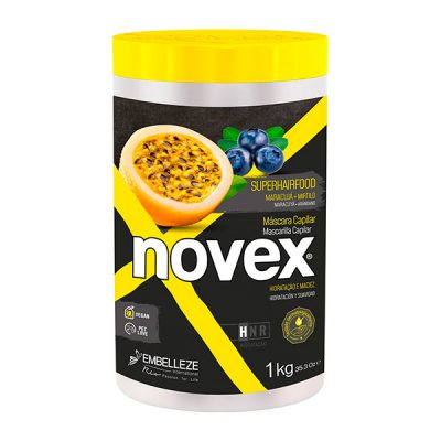 Novex Máscara SuperHairFood Maracujá & Mirtilo 1Kg