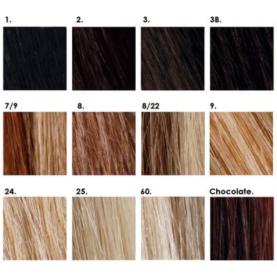 Extensions with Clips Hair & Clip Sens Hair Extensions (Various colors)
