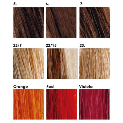 Extensions with Clips Hair & Clip Sens Hair Extensions (Various colors)