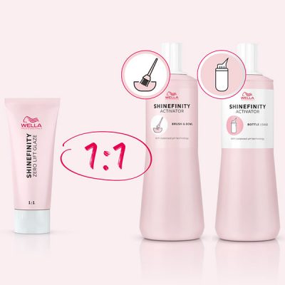 Wella ShineFinity Glaze (gloss) color (All colors and oxidants)