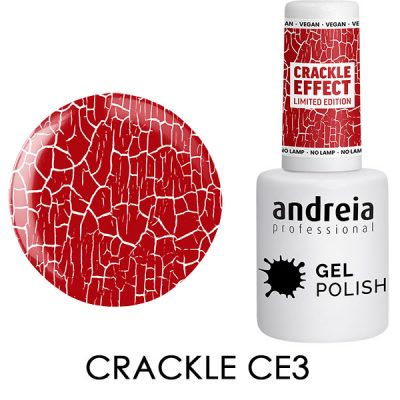 Varnish Gel Andreia Gel Polish LEV/UV - Crackle Effect