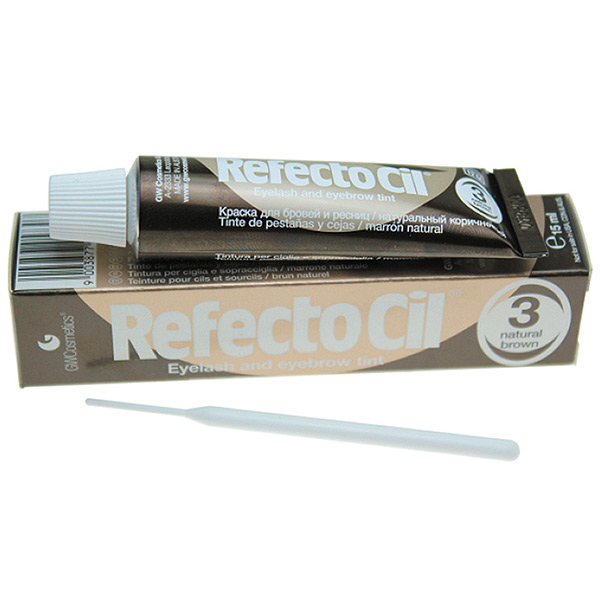 Coloring Eyebrows and eyelashes RefectoCil Nº3 natural brown 15ml