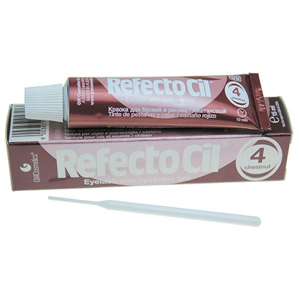 Coloração Sobrancelhas e pestanas RefectoCil Nº4 Castanho 15ml