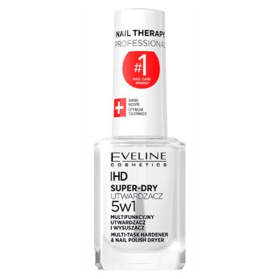 Top Coat Varnish Ultra Quick Dry 5 in 1 Eveline Nail Therapy 12 ml