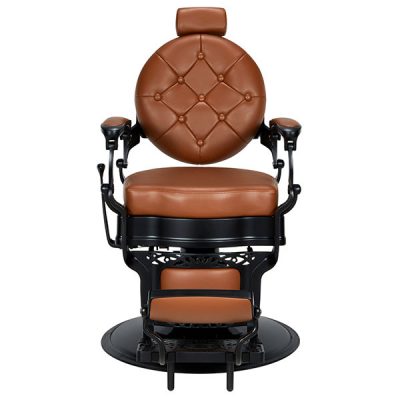 Cadeira de Barbeiro Mirplay Check BR Castanho