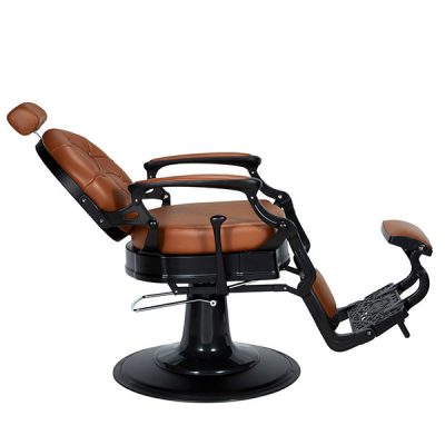 Cadeira de Barbeiro Mirplay Check BR Castanho