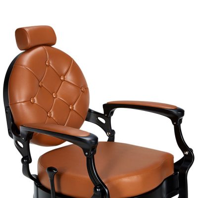 Cadeira de Barbeiro Mirplay Check BR Castanho