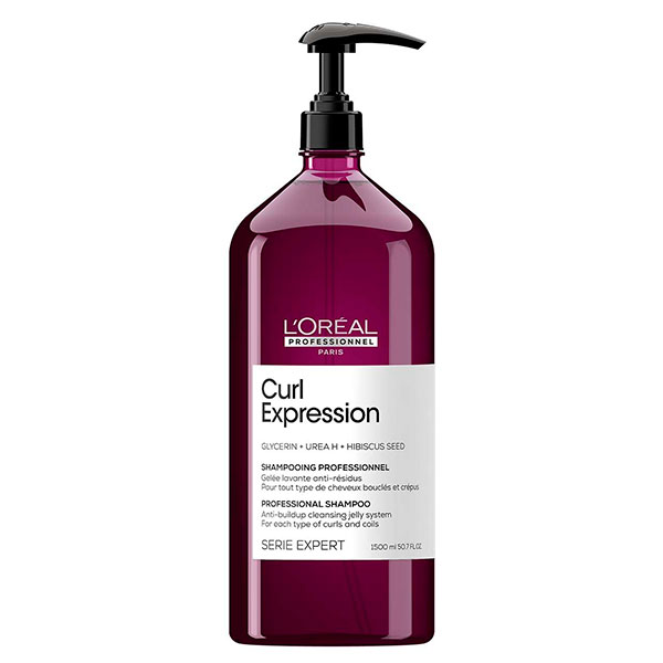 Shampoo Curl Expression em gel anti resíduos Série Expert L'Oréal Professionnel (300, 500 e 1500ml)