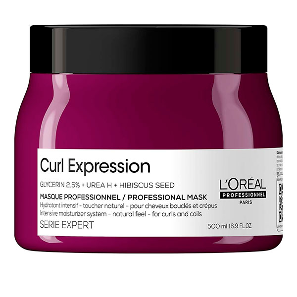 Máscara Curl Expression hidratante Série Expert L'Oréal Professionnel (250 e 500ml)