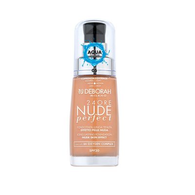 Liquid Foundation Nude 24h Deborah Milano 24h Nude Perfect (various colors)