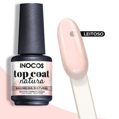 Top coat Natura Lovers Inocos Polish Gel Base (Various colors) 15ml