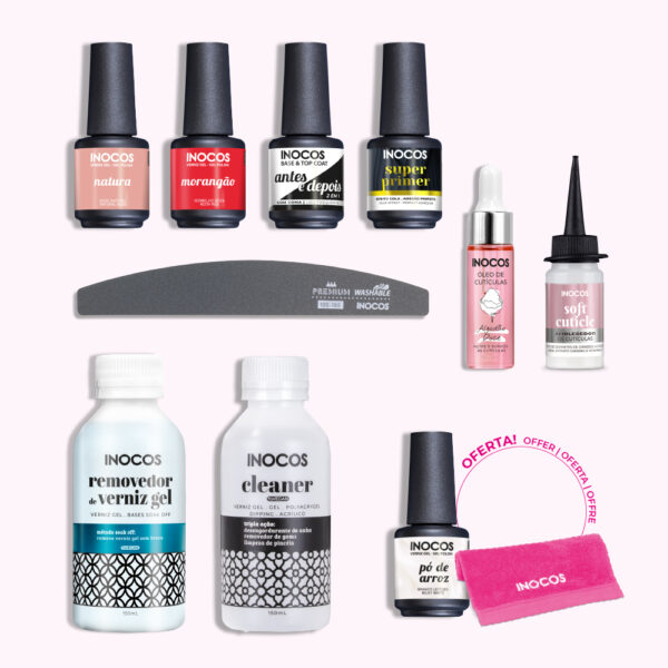 Kit de Verniz Gel Inocos