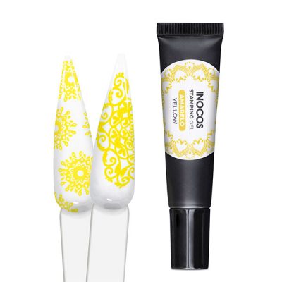 Gel de estampagem com Carimbo Inocos Stamping (Várias cores) 8ml