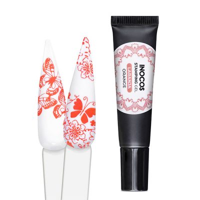 Gel de estampagem com Carimbo Inocos Stamping (Várias cores) 8ml
