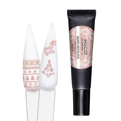 Gel de estampagem com Carimbo Inocos Stamping (Várias cores) 8ml