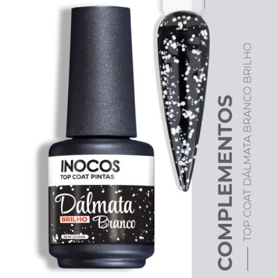 Top Coat Dalmata com acabamento pintas Verniz Gel (várias cores) 15ml